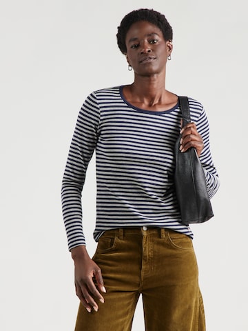 Maglietta 'MELANY' di NÜMPH in blu: frontale