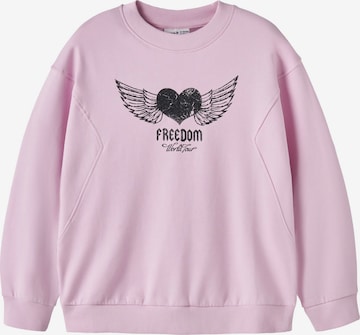 NAME IT - Sudadera en rosa: frente