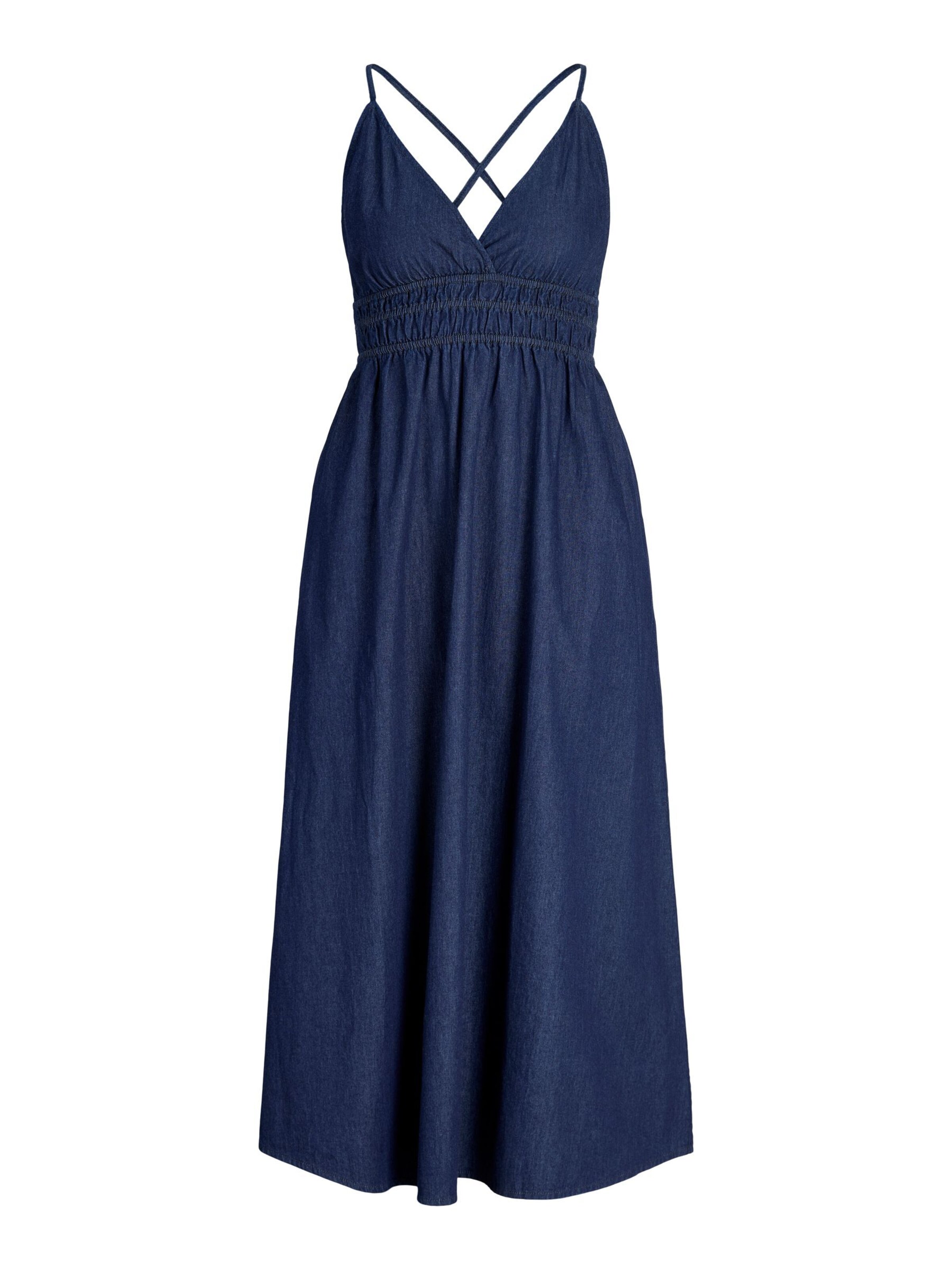 JJXX Zomerjurk 'DEBBY' in Blauw: voorkant
