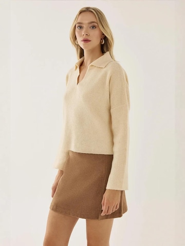 Hiccup Pullover in Beige