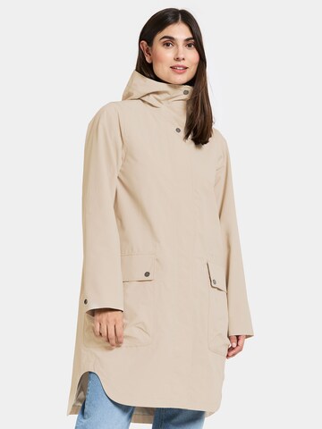 Didriksons Outdoorjas 'ADRIA' in Beige: voorkant