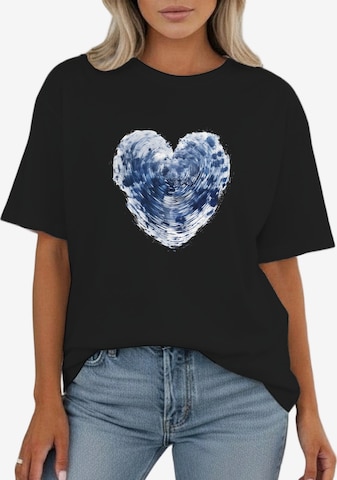 GORHEY Shirt in Zwart: voorkant