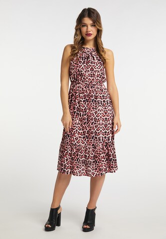 faina Dress in Red: front