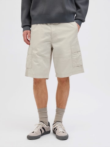 JACK & JONES Regular Cargo trousers 'JWHZEUS' in Grey: front