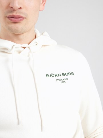 Felpa sportiva 'ESSENTIAL' di BJÖRN BORG in bianco