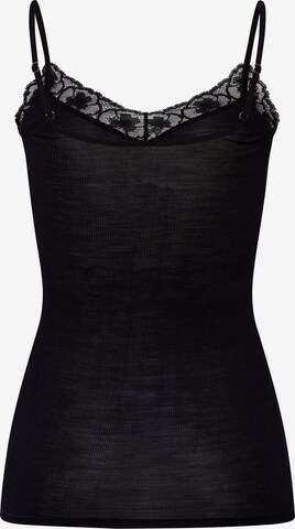 Hanro Top ' Woolen Lace ' in Black