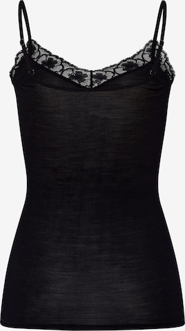 Hanro Top ' Woolen Lace ' in Black