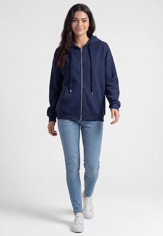 MYMO - Sudadera con cremallera en azul