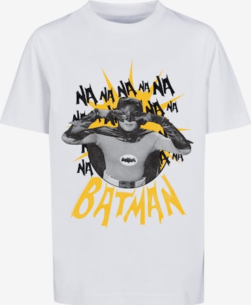 F4NT4STIC Shirt 'Batman TV Serie Nananana' in Wit: voorkant