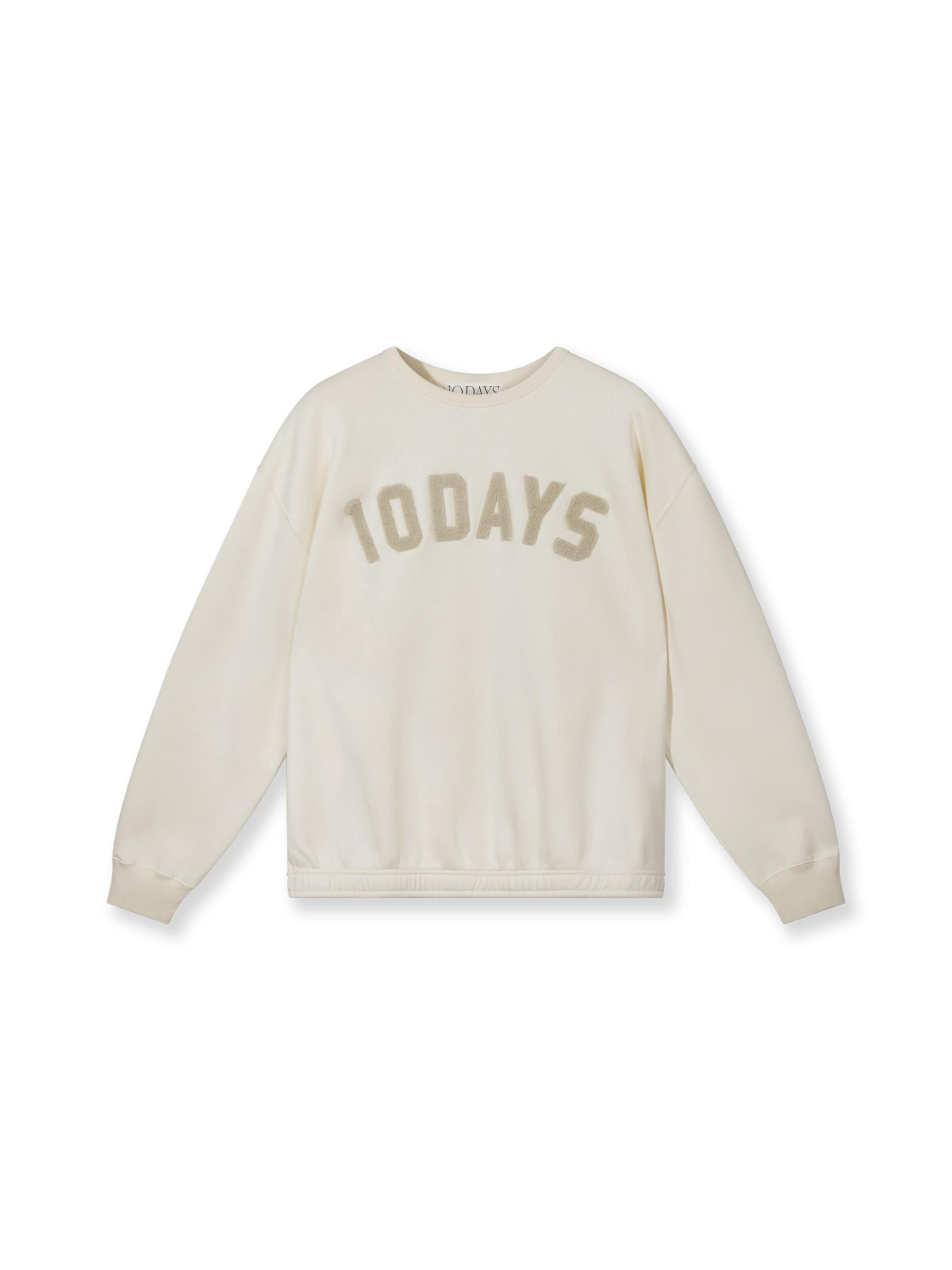 10Days Trui in Beige: voorkant