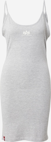 ALPHA INDUSTRIES Dress in Grey: front
