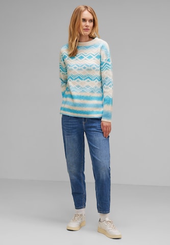 STREET ONE Pullover in Blau