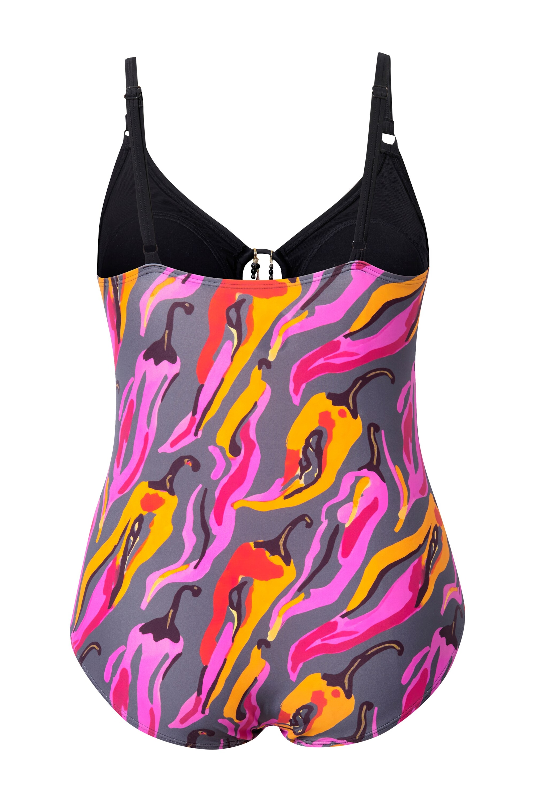 Ulla Popken T-shirt Badpak in Gemengde kleuren