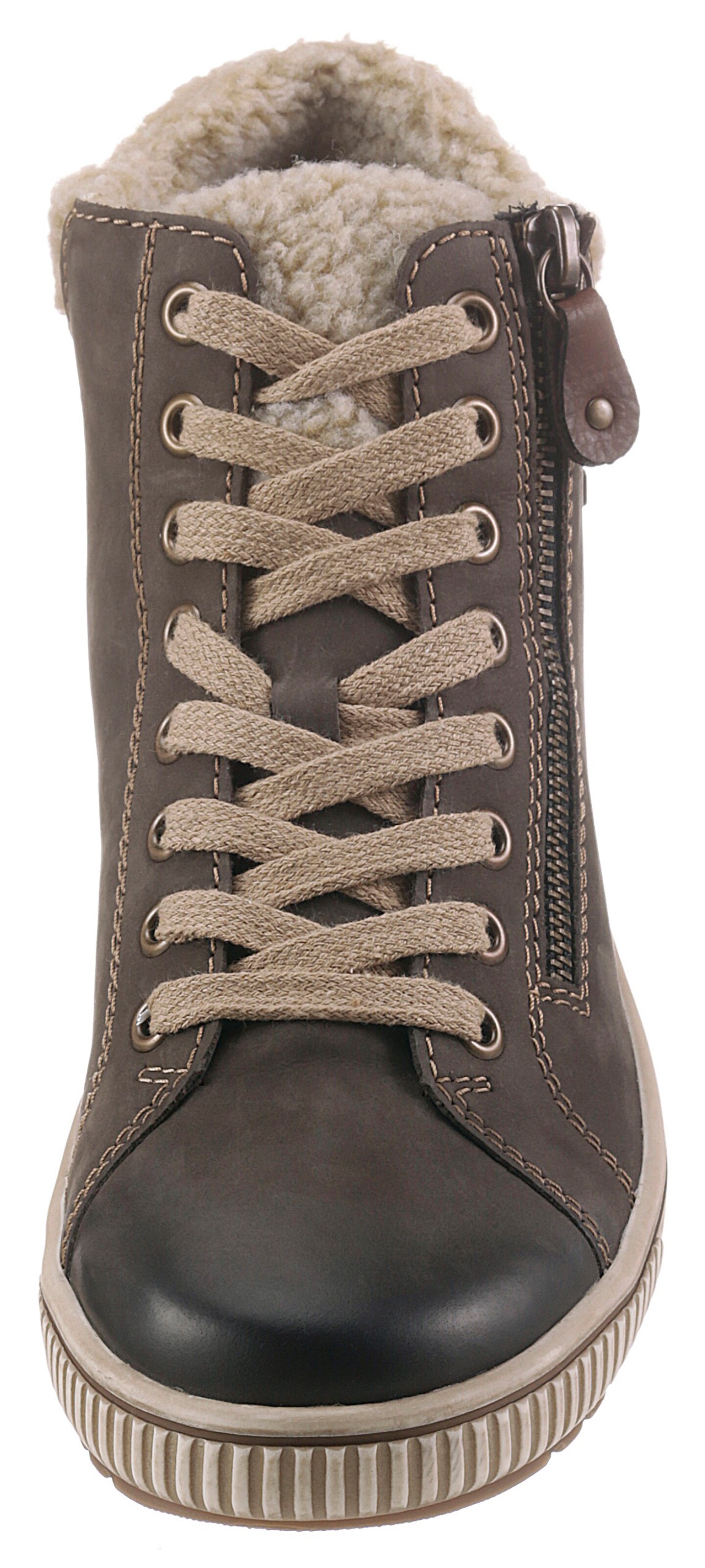 Stivaletto stringato di REMONTE in grigio