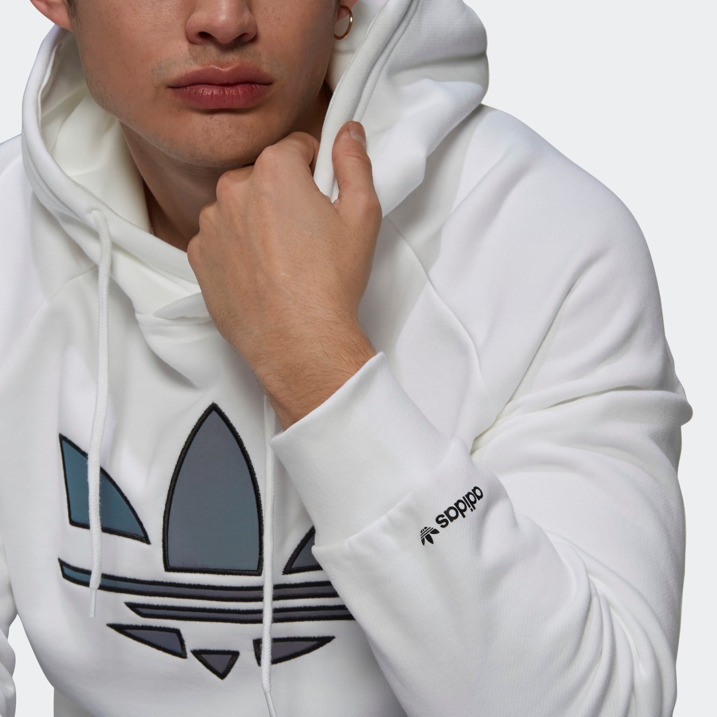 adidas originals trefoil hoody junior