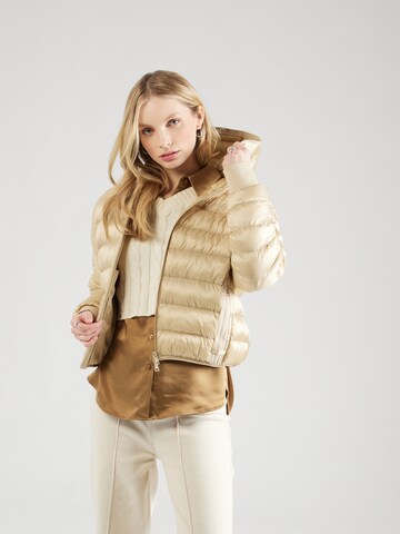 Giacca di mezza stagione di No. 1 Como in beige: frontale