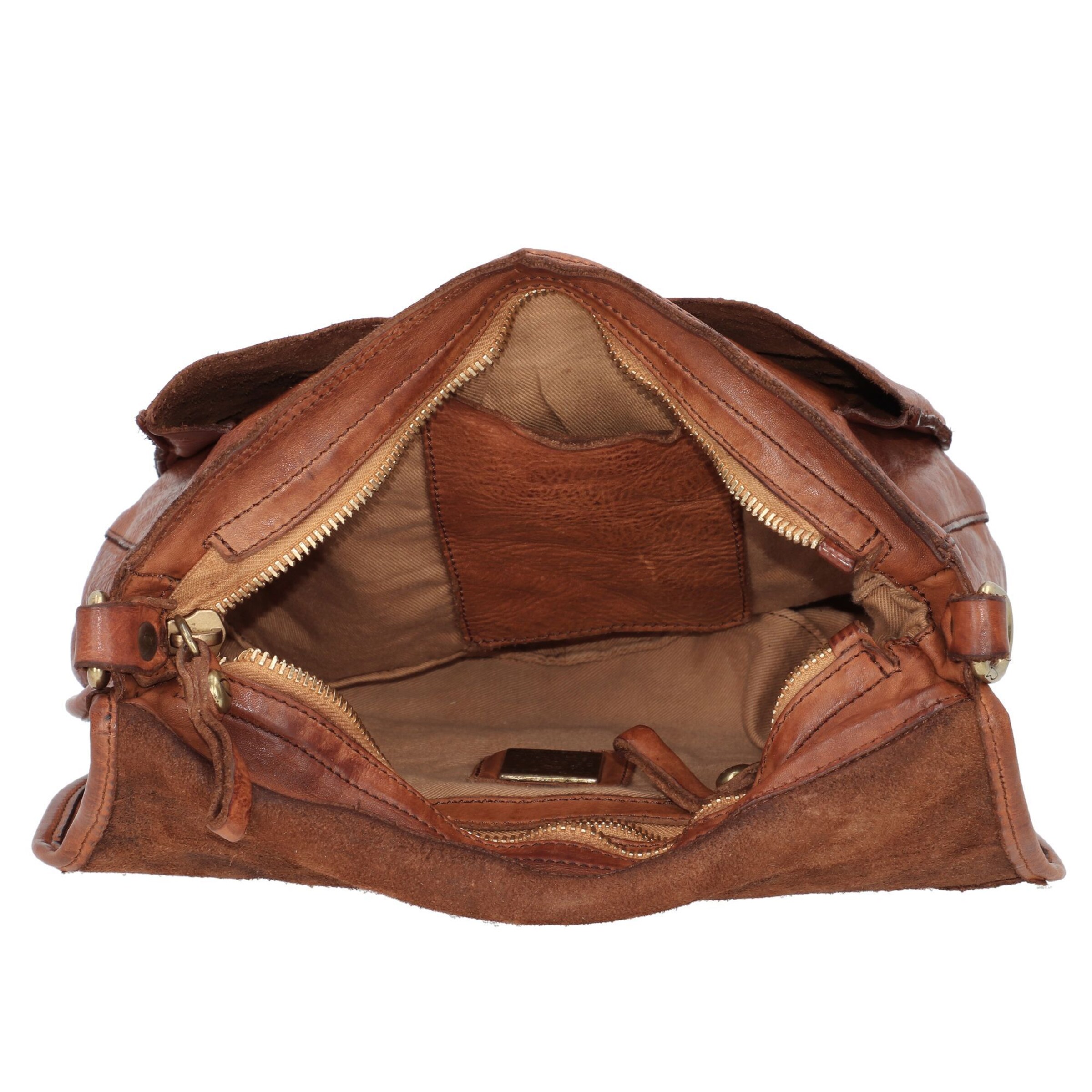 Campomaggi Schoudertas in Bruin