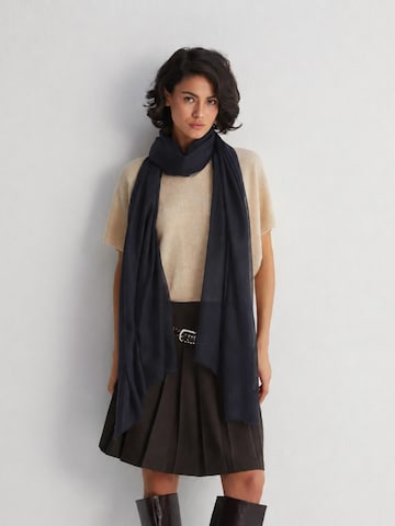 Écharpe SILK & CASHMERE en noir : devant