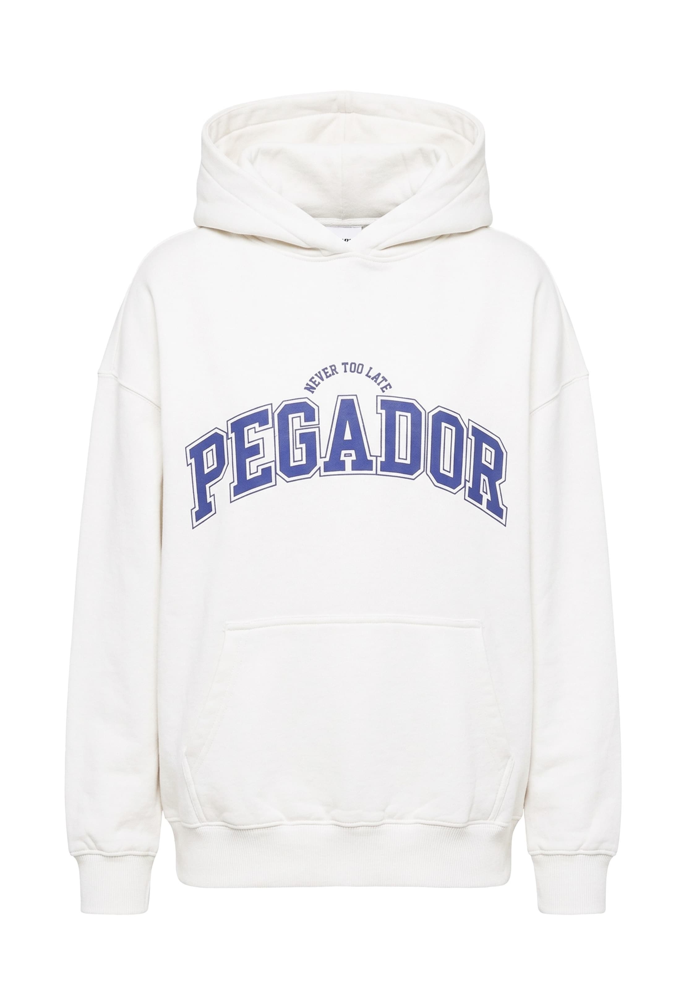 Pegador Sweater majica 'Wayruna' veličine L u kraljevsko plava / bijela, Pregled proizvoda