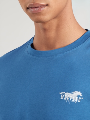 T-Shirt 'Austin' MUSTANG en bleu