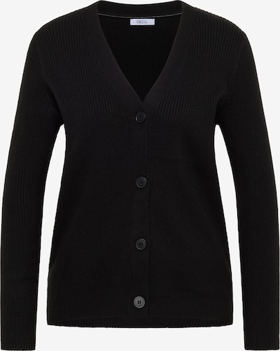 CECIL Strickjacke in schwarz, Produktansicht