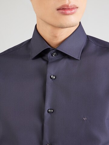 Michael Kors Slim fit Overhemd in Blauw