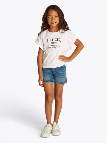 balta TOMMY HILFIGER Marškinėliai: priekis