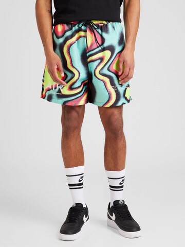 Nike Sportswear Loosefit Byxa 'CLUB FLOW' i blå: framsida