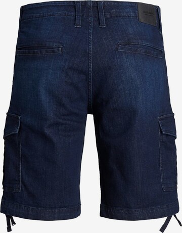 JACK & JONES - Regular Calças de ganga cargo 'CHARLIE' em azul