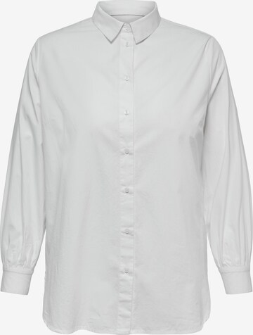 Camicia da donna 'Nora' di ONLY Carmakoma in bianco: frontale