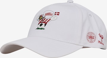 Hummel Cap in Weiß: Vorderseite