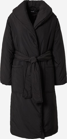 Gina Tricot Winter Coat in Black: front