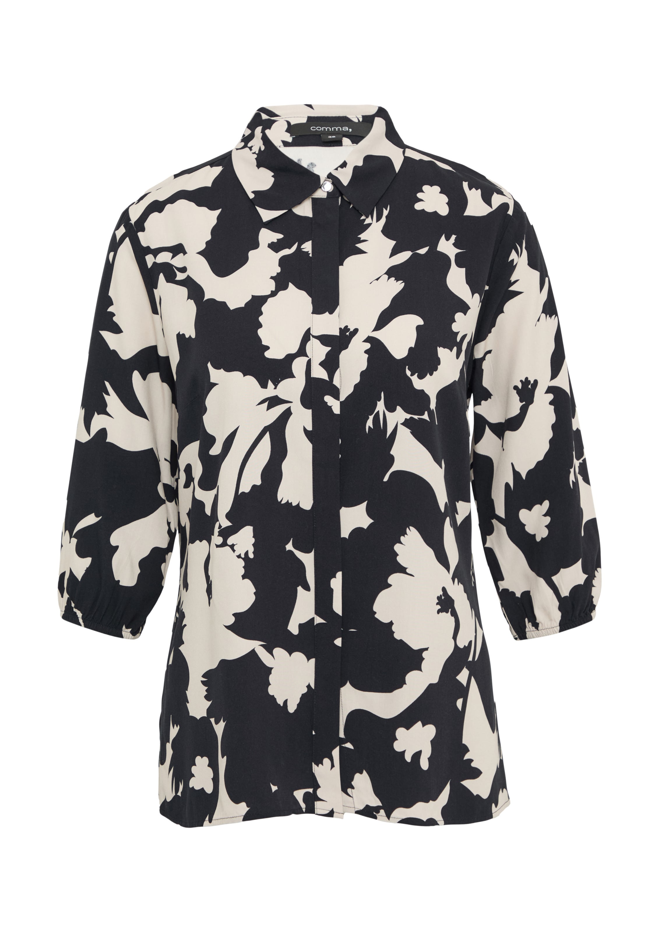 COMMA Blouse in Blue: front