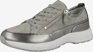 CAPRICE Sneakers laag in Zilver: voorkant