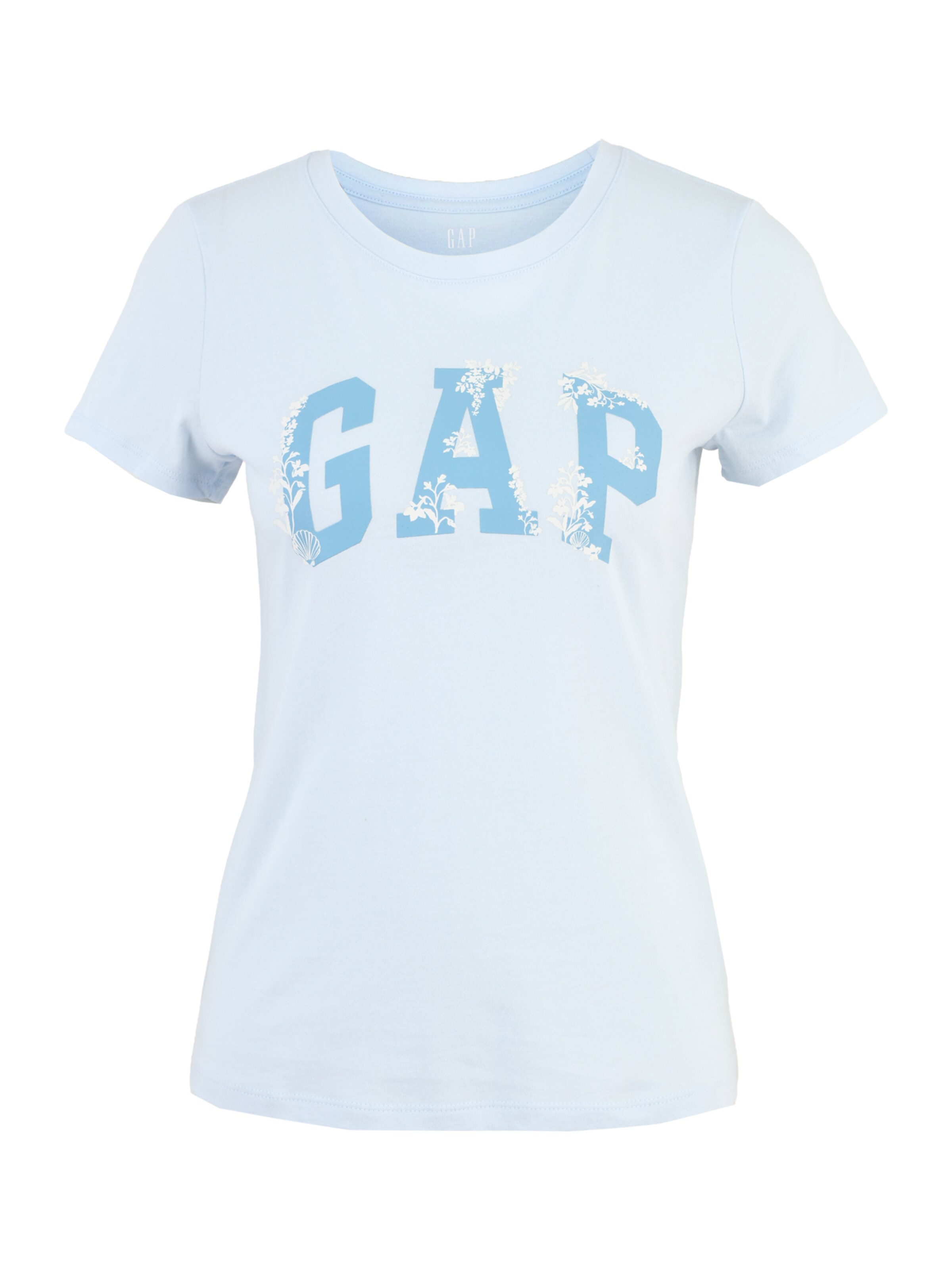 Gap Tall Koszulka 'CLSC' w rozmiarze S w kolorze pastelowy niebieski / jasnoniebieski / białym, Podgląd produktu