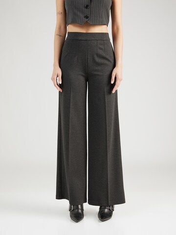 Marks & Spencer Wide leg Pantalon in Grijs: voorkant