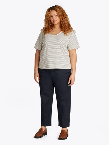 Tommy Hilfiger Curve - Camiseta en blanco