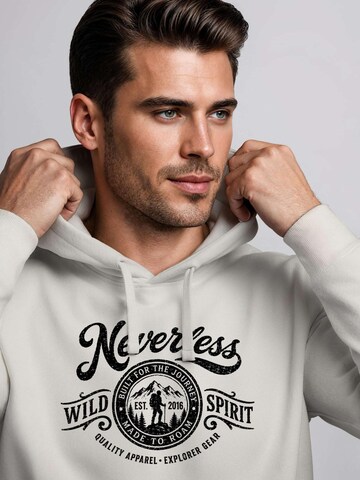 Neverless Sweatshirt 'Wild Spirit' in Beige
