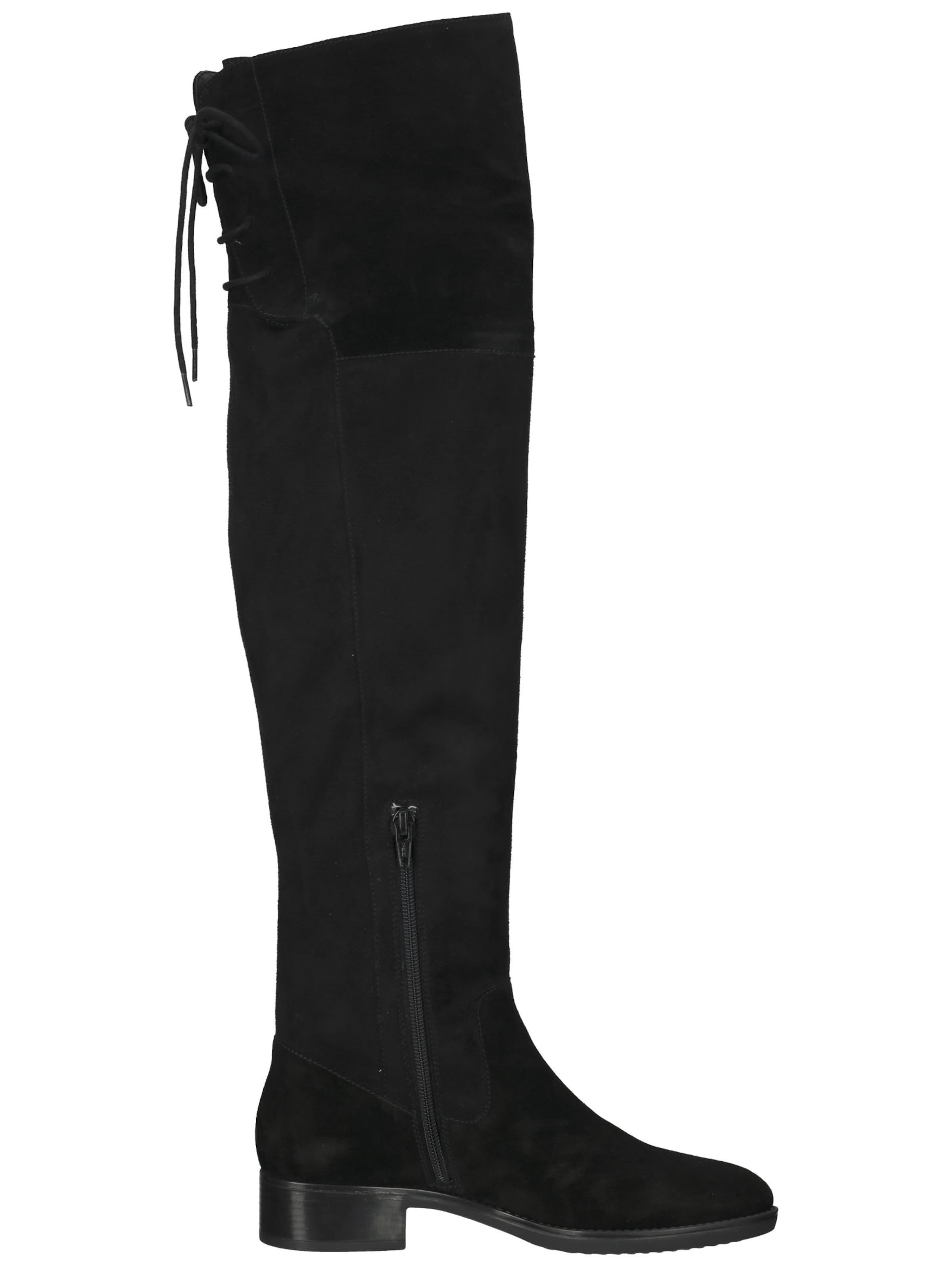 GEOX Overknees in Schwarz