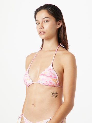 NLY by Nelly - Triángulo Top de bikini en rosa: frente