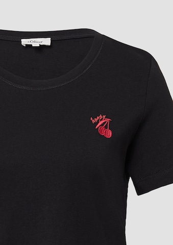 s.Oliver Shirt in Zwart