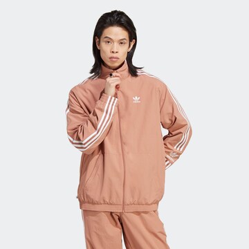 Veste mi-saison 'Adicolor Classics Trefoil' ADIDAS ORIGINALS en orange : devant