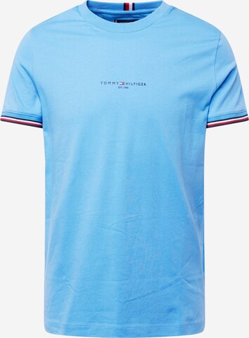 T-Shirt TOMMY HILFIGER en bleu : devant