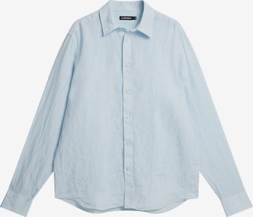 J.Lindeberg Button Up Shirt in Blue: front