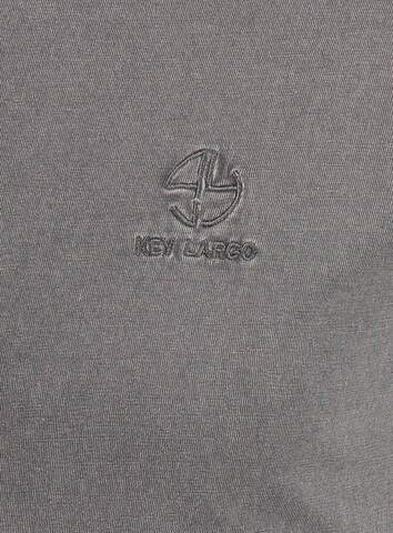 Key Largo Тениска 'MT METROPOL' в сиво