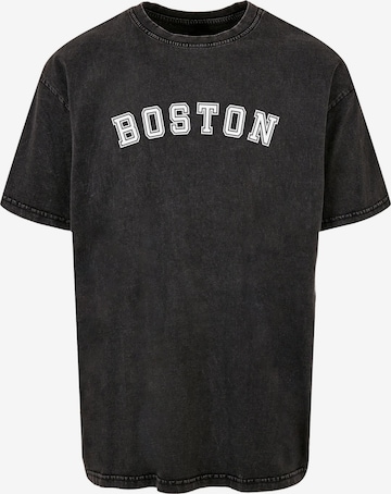Merchcode Shirt 'Boston X' in Schwarz: predná strana