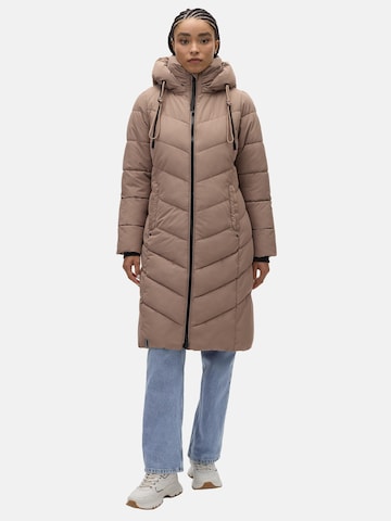 Manteau d’hiver 'Sahnekatzii XIV-1' MARIKOO en beige : devant