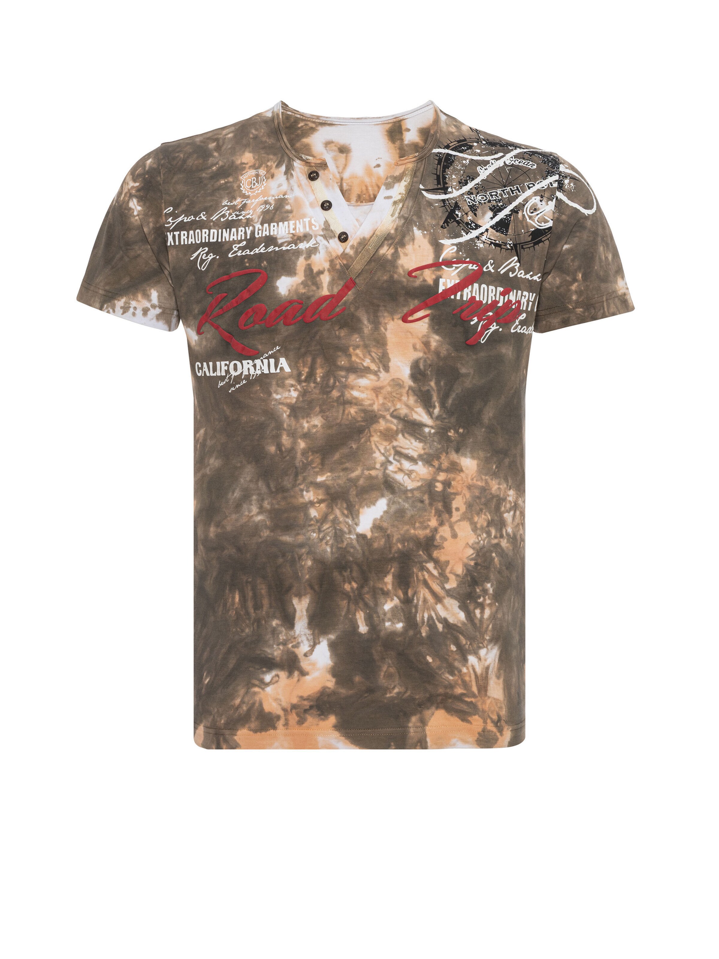 T-Shirt 'CT804' CIPO & BAXX en marron : devant