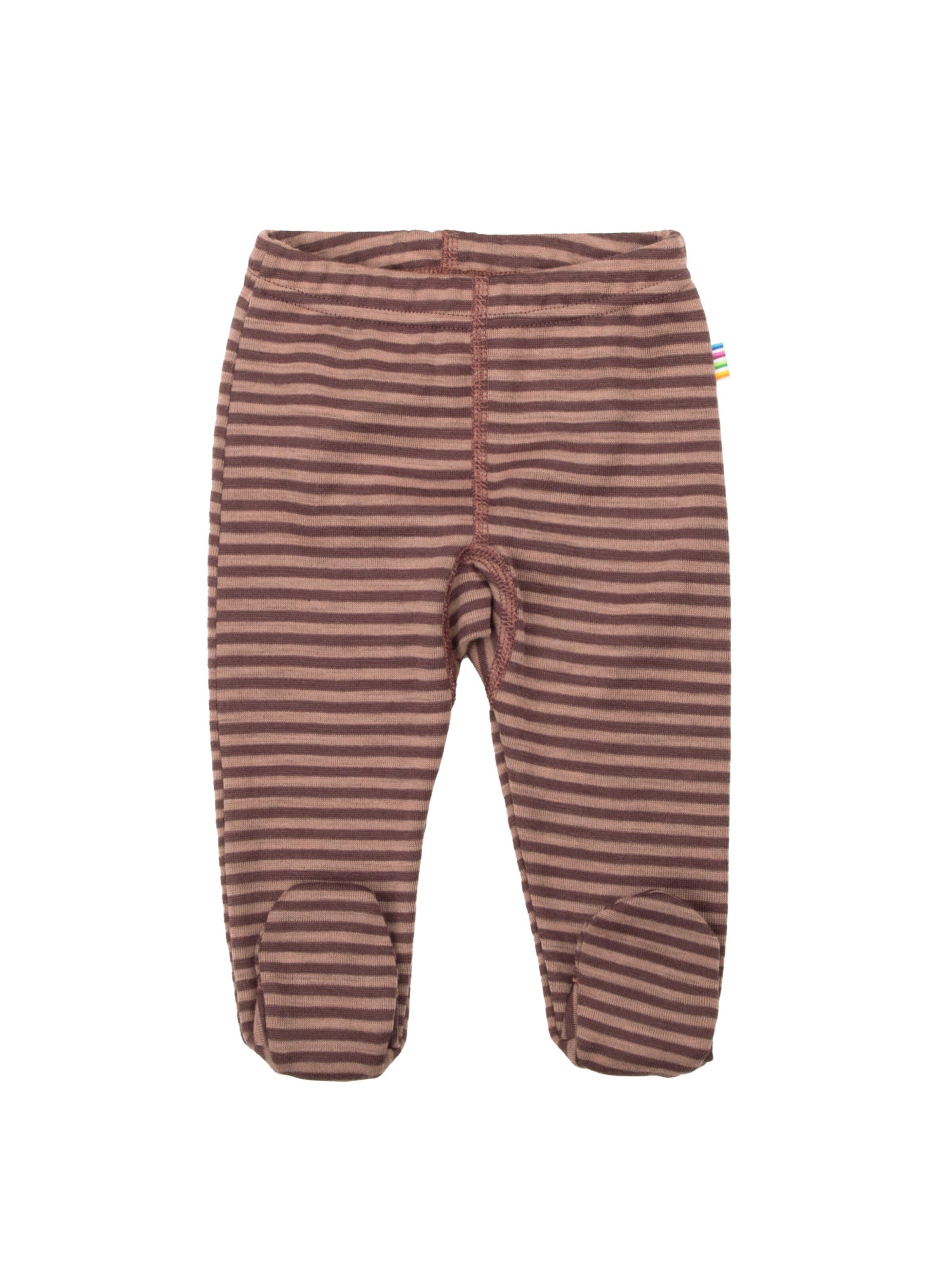 JOHA Leggings 'Leggings mit Fuß Merinowolle' in Red: front