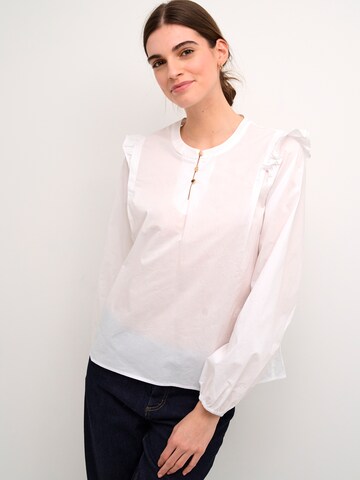 CULTURE Bluse 'Enso' i beige: forside